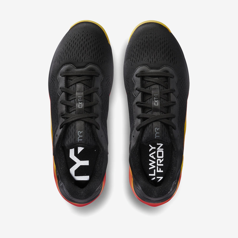 Кроссовки мужские TYR CXT-1 TRAINER (Черно-Красные)
