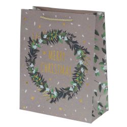 GAEM Пакет подарочный (бумага 210г/м2, блок 12шт), L26 W12 H32 см, 4в.