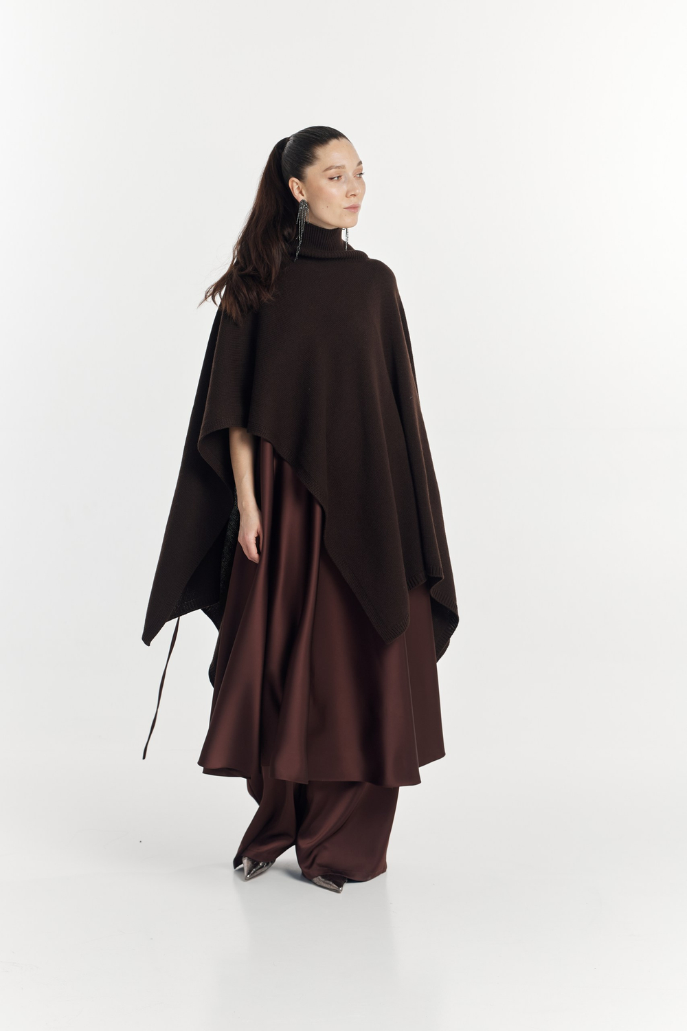 Пончо горький шоколад