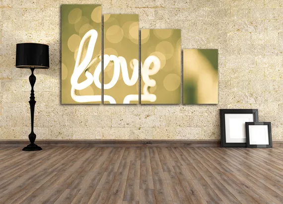 Модульная картина "Признание в любви"