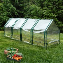 Теплица GREEN APPLE GA-House-4х-frame 3600х900х900 мм 4 отсека | Теплица