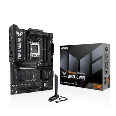 Материнская плата ASUS TUF GAMING B650E-E WIFI AM5 4xDDR5 4xSATA3 RAID 3xM.2 DP HDMI USB-C ATX