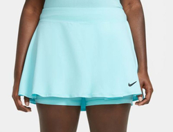 Теннисная юбка Nike Court Dri-Fit Victory Flouncy Skirt Plus Line - небесный