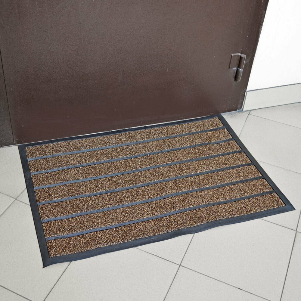 Коврик придверный 60*90см "Полосы", PVC