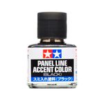Краска для финальной отделки модели Tamiya, Accent Color, Черная (Black), смывка 40мл