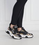 кожаные кроссовки Versace Jeans Couture - черный(73VA3SF4ZP016)