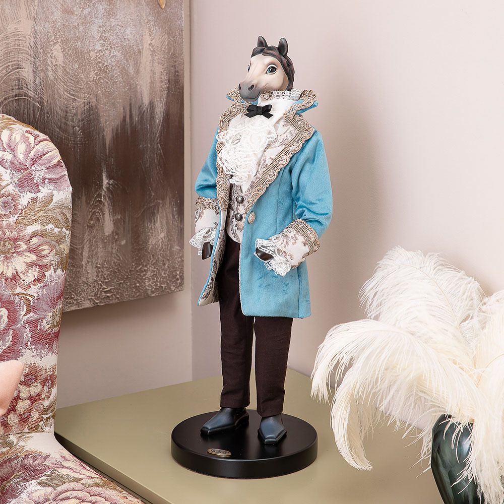 Кукла интерьерная коллекционная Конь Маверик