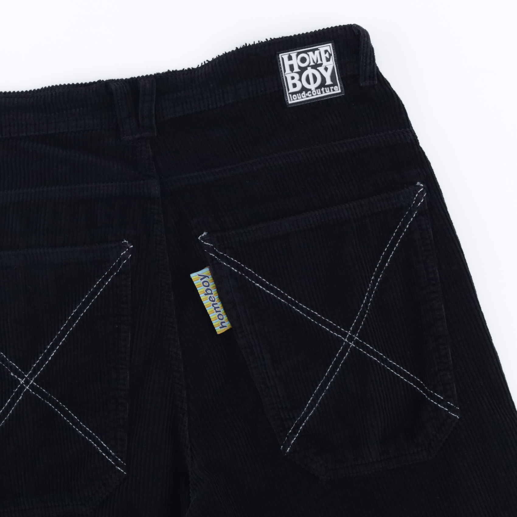 Брюки Homeboy x-tra Baggy Cord Pant (black) артикул:01PA0301-10 - купить в магазине Дайс