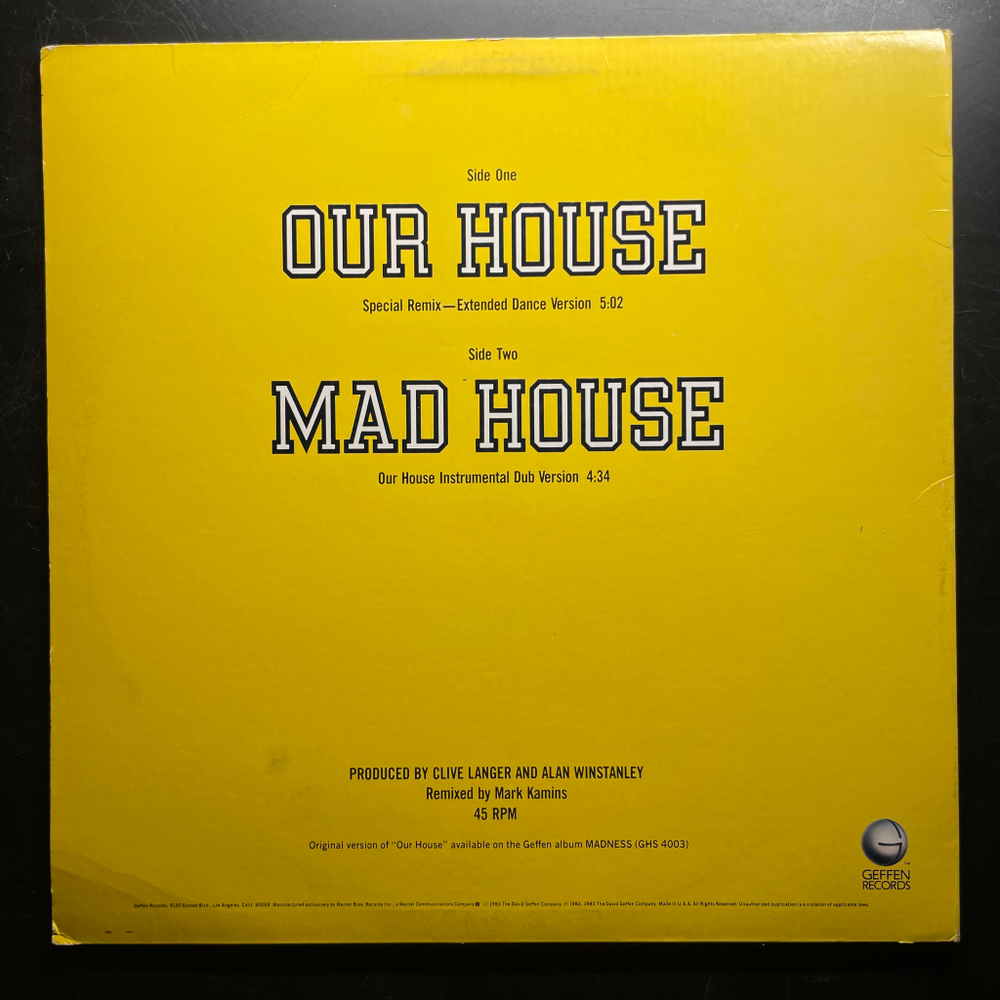 Madness ‎– Our House (США 1983г.)