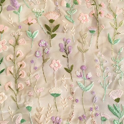 Вышитые цветы