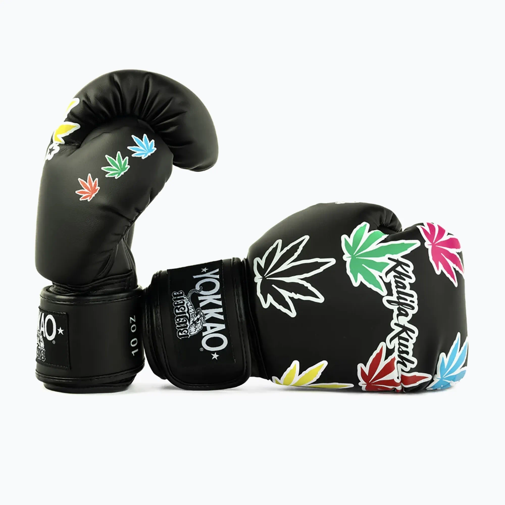 Боксёрские перчатки YOKKAO Khalifa Kush Boxing black