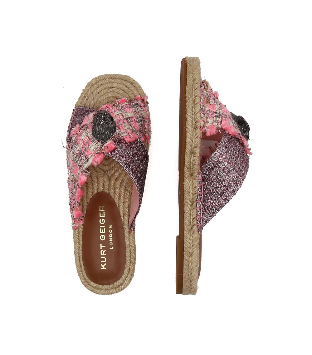 Шлепанцы 225-KENSINGTON X ESPADRILLE Kurt Geiger - розовый(9791857609)