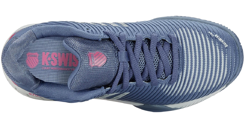 Женские теннисные кроссовки K-Swiss Hypercourt Express 2 HB - infinity/blue blush/carmine rose