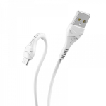 Кабель HOCO X37 USB-microUSB 2.4A 1м PVC White