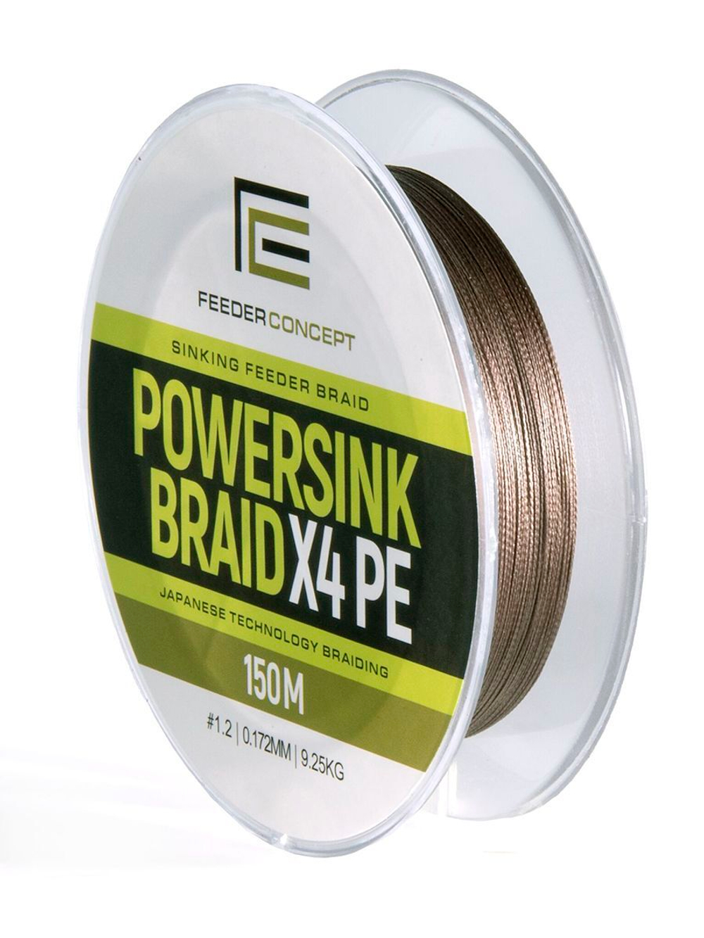 Шнур плетёный Feeder Concept POWERSINK Dark Brown 150/015
