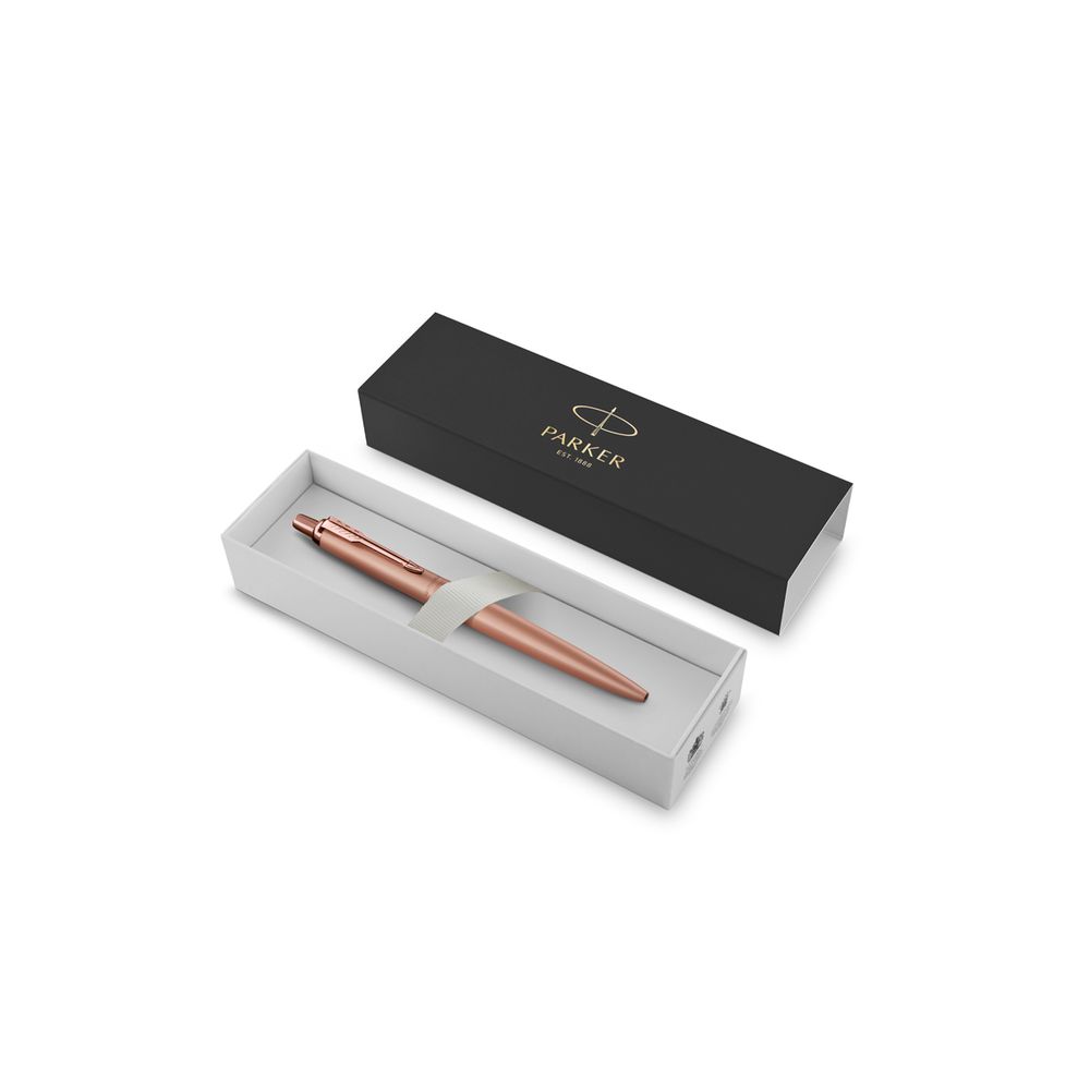 Ручка шариковая Parker "Jotter XL Monochrome Pink Gold" синяя, 1,0мм, кнопочн., подарочная упаковка