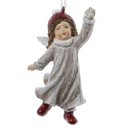 GAEM Украшение новогоднее "Девочка-ангел", L4,5 W3,5 H8 см, 2в.