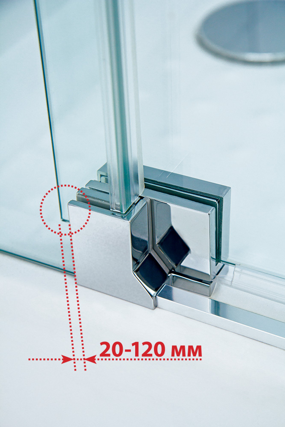 Душевой уголок Cezares SLIDER-AH-2-80/90-100/110-C-Cr