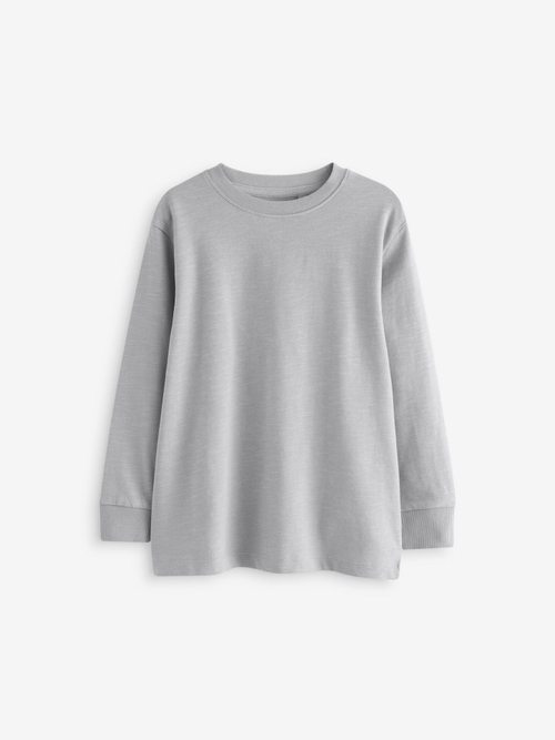 Лонгслив для мальчика Next 681-780, Светло-серый