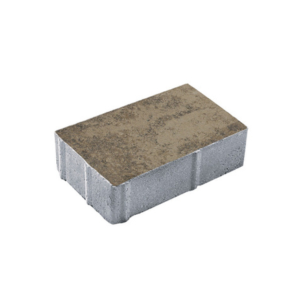 Тротуарная плитка ПРЯМОУГОЛЬНИК 300х200 мм - Листопад гладкий Старый замок