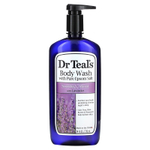 Dr. Teal's, гель для душа с чистой английской солью, успокаивающий и сон, 710 мл (24 жидк. унции)
