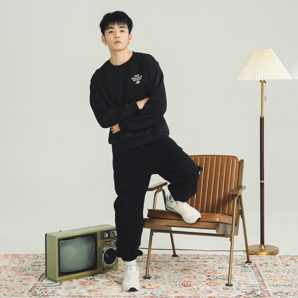 Толстовка New Balance logo, 5CD12023-BK