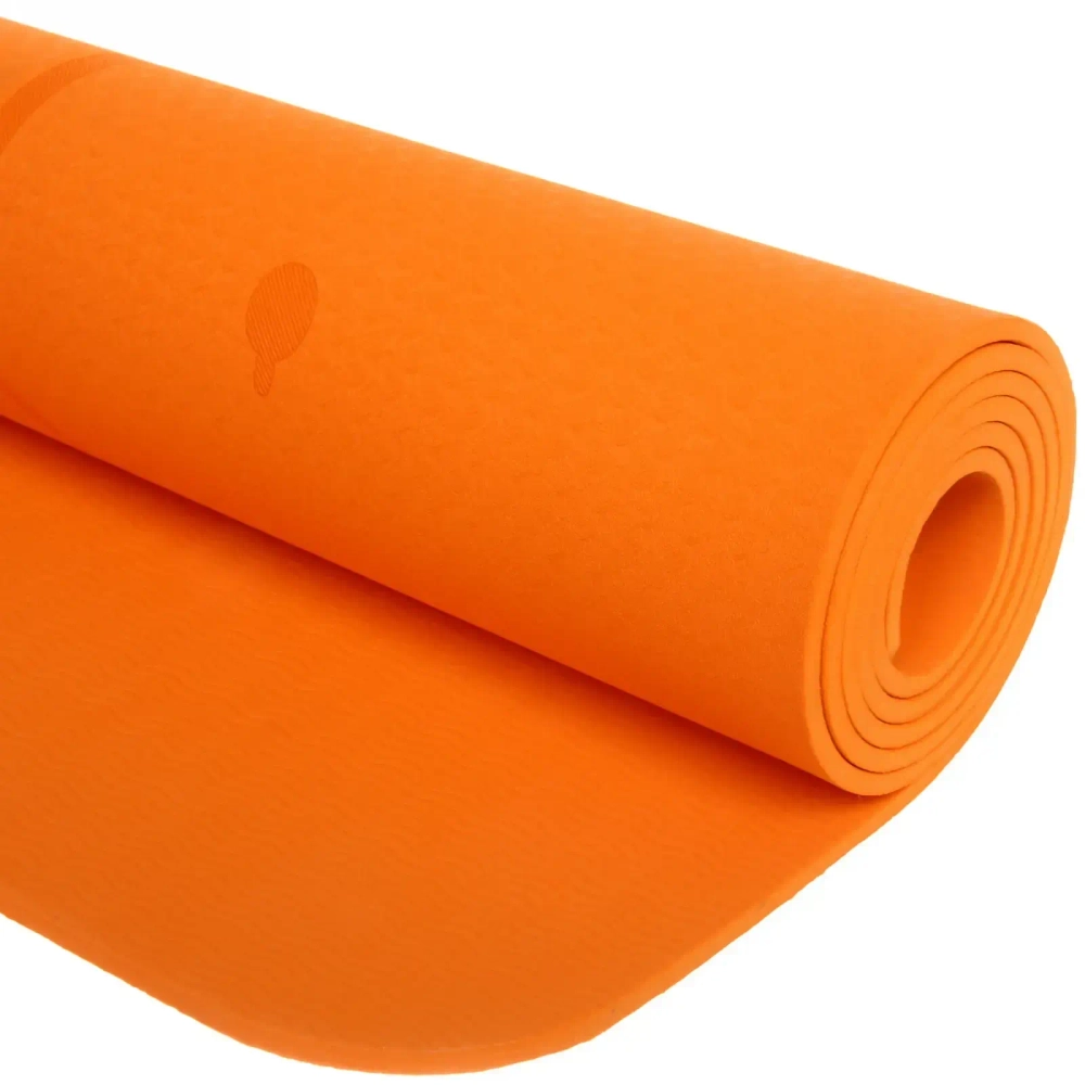 Коврик для йоги «Мандала» 183*61*06 см (ТРЕ), оранжевый