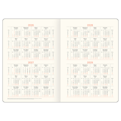 Ежедневник датированный 2026г., А5, 176л., твердый переплет, кожзам, BG "Horse. Pearl", цветной срез, с резинкой, карман DdА5_09395