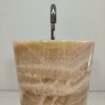 Раковина напольная из оникса Yellow ON-55007 90*40*40  0205