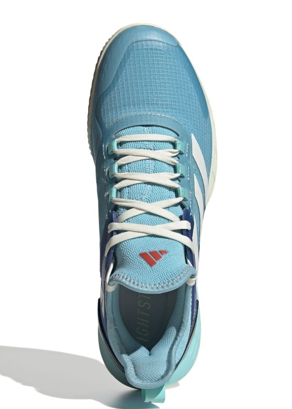 Мужские кроссовки теннисные Adidas Adizero Ubersonic 4.1 Clay - light aqua/off white/flat aqua