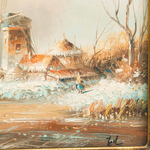 Голландский пейзаж с мельницей