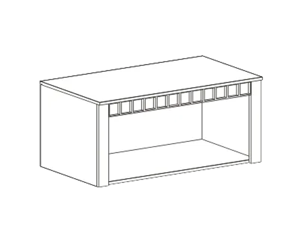 Антресоль 2 дв. "Прованс" спальня
