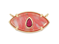 Подвеска Овальная с кварцем, 11,5мм