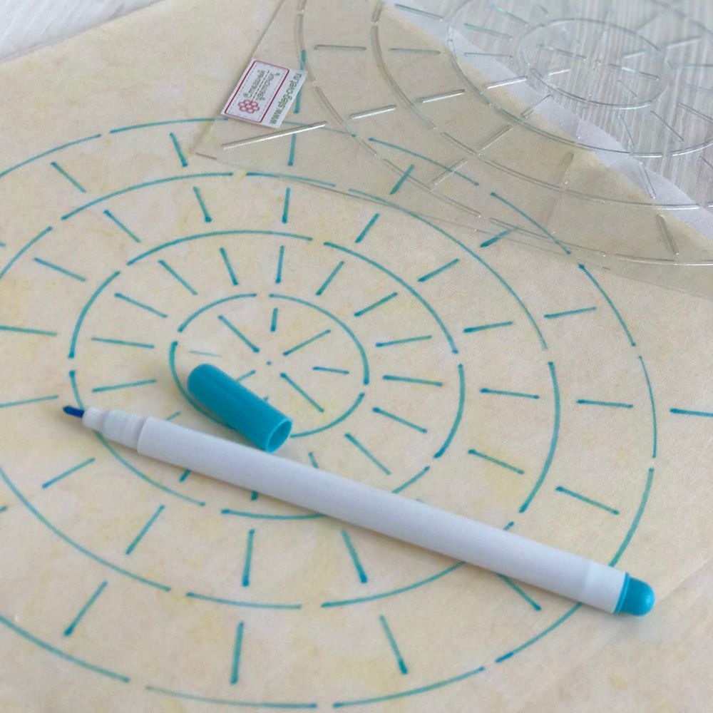 Шаблон для стежки "Мишень" круглая (арт. T39)