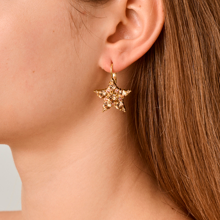 Серьги Dyrberg Kern LIBRA SG GOLDEN 450012