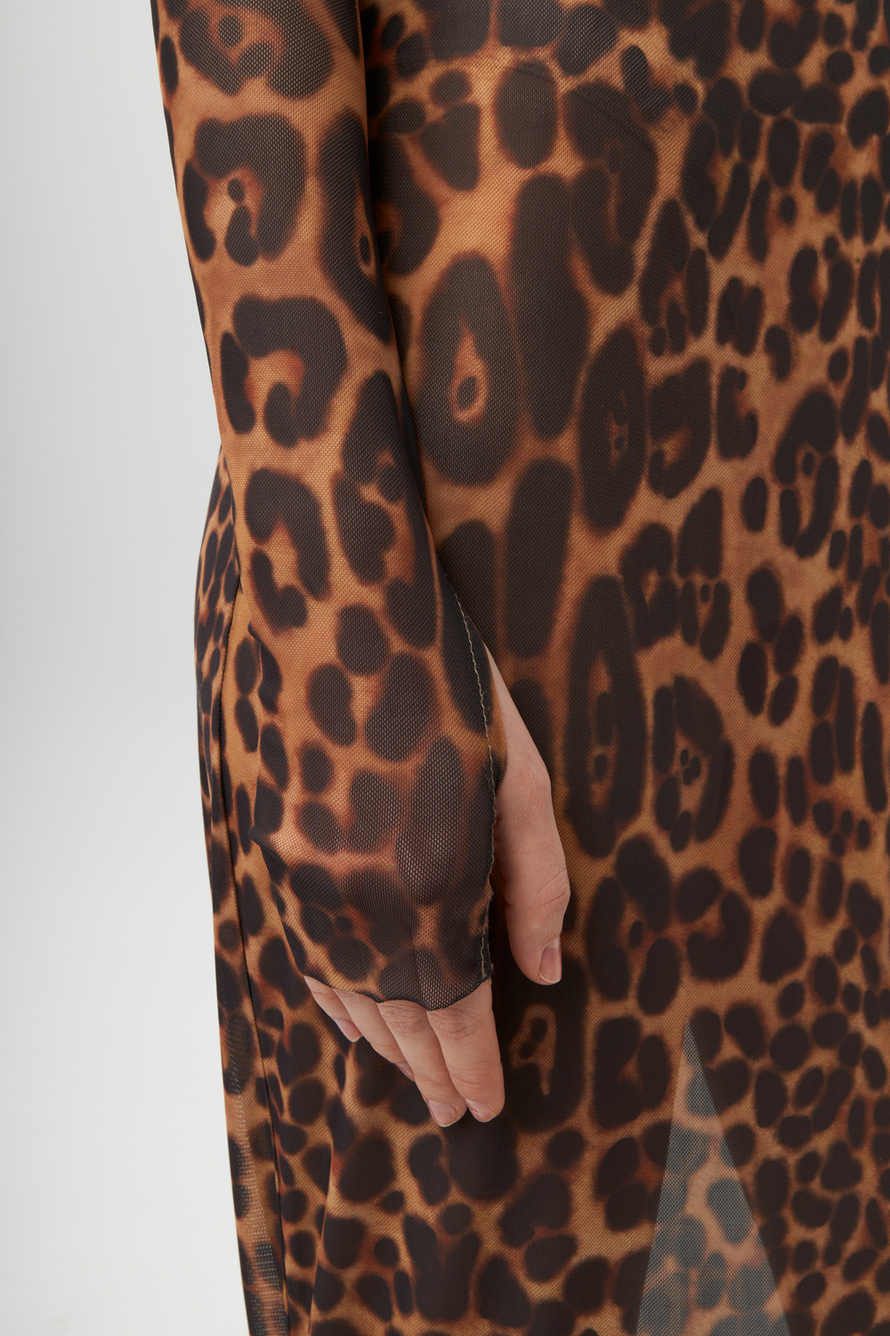 Женское леопардовое платье