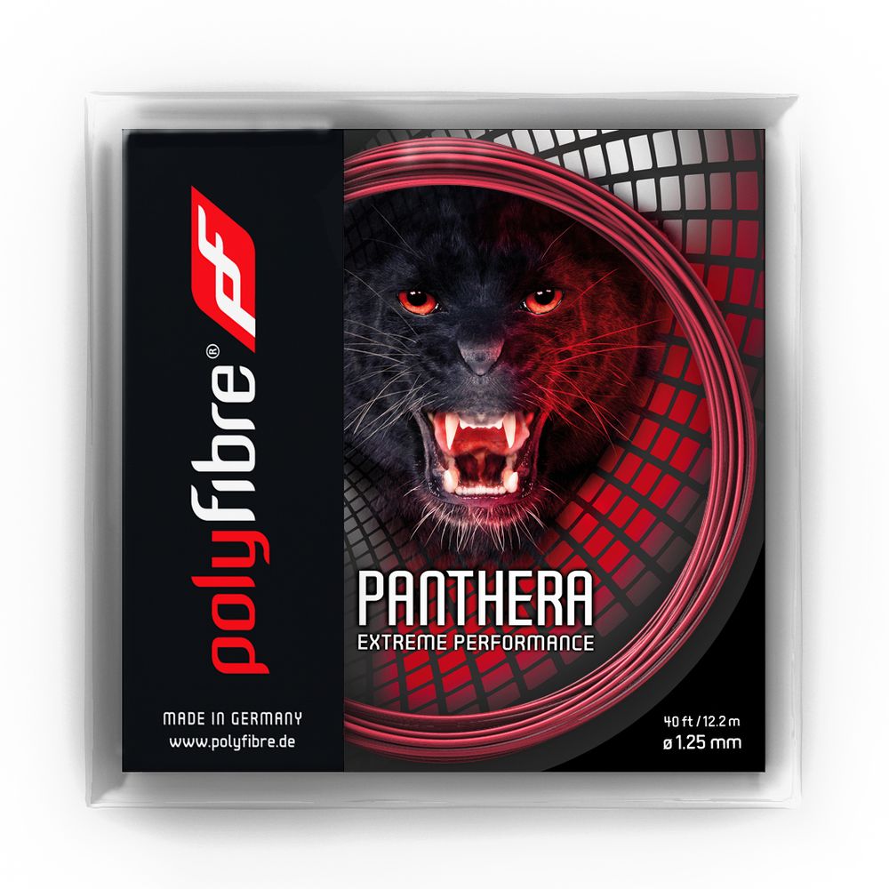 Струны теннисные Polyfibre Panthera (12,2 m) - red