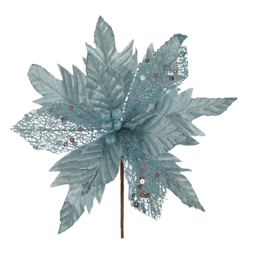 GAEM Цветок искусственный "Пуансеттия", L33 W33 H39 см, 2в.