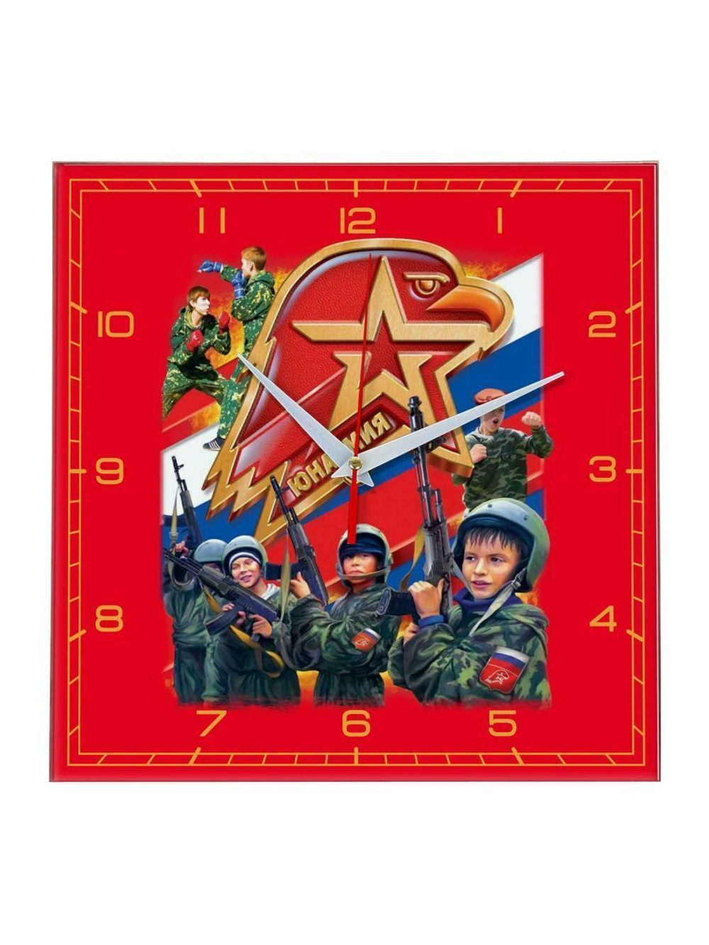 Сувенир и подарок часы Юнармия 02 Декор для дома, подарок