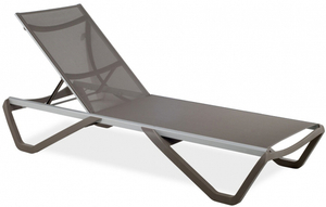 Шезлонг-лежак металлический Wave