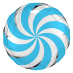 Шар Фольгированный Леденец голубой (Голубой)