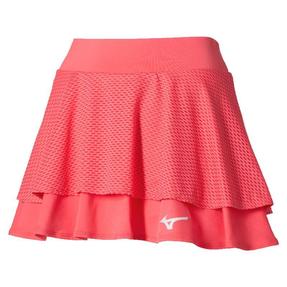 Теннисная юбка Mizuno Daybreakers Flying - calypso coral