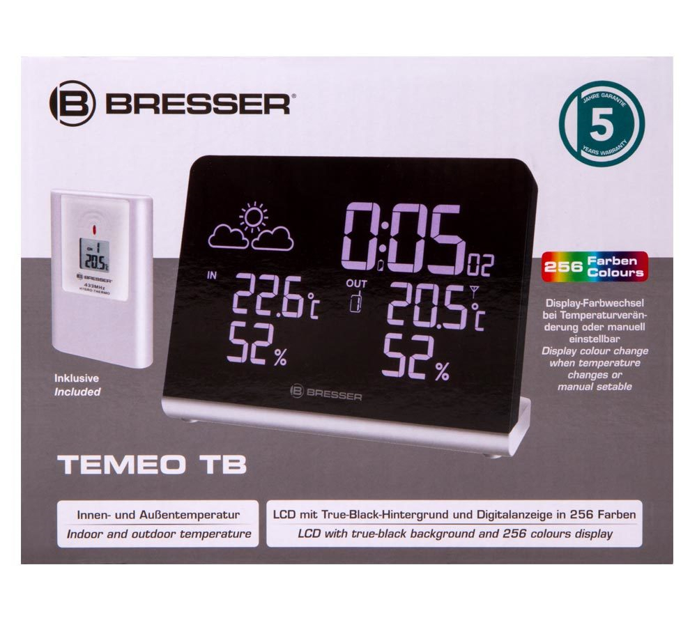 Метеостанция Bresser Temeo TB с радиоуправлением