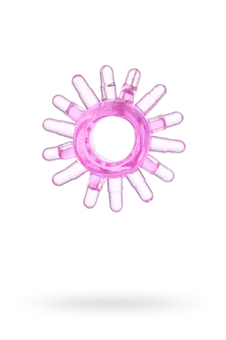 Эрекционное кольцо  TOYFA, TPE, розовый