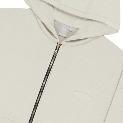 Худи UNIFORM Zip regular серо-бежевый