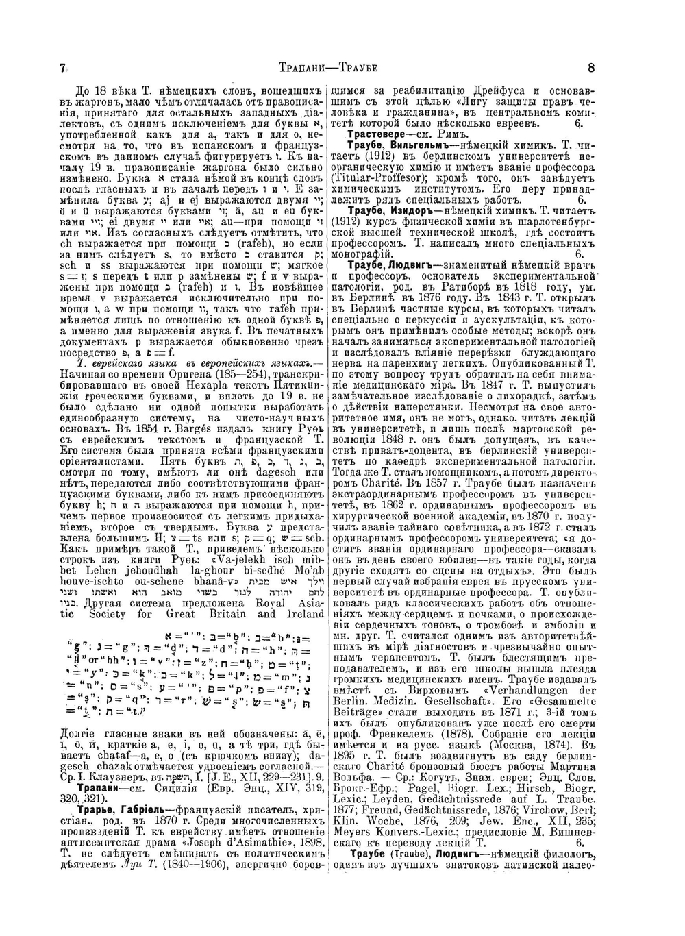 Еврейская Энциклопедия. Том 15. Трани - Шемени Ацерет | Л. Каценельсон