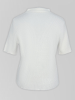 Футболка 0707 трикотажная с молнией и логотипом на груди