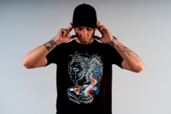 Футболка Тепло чёрная