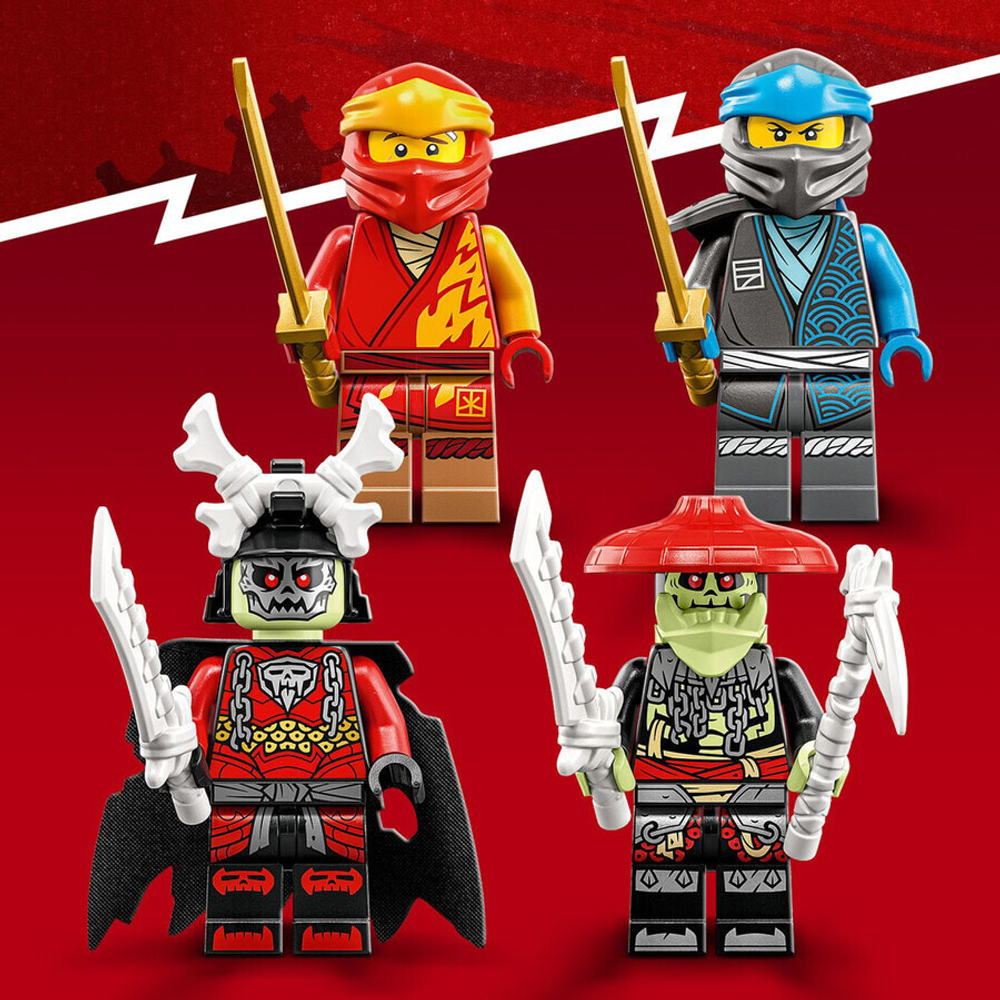 Конструктор LEGO Ninjago 71783 Робот-гонщик Эво Кая