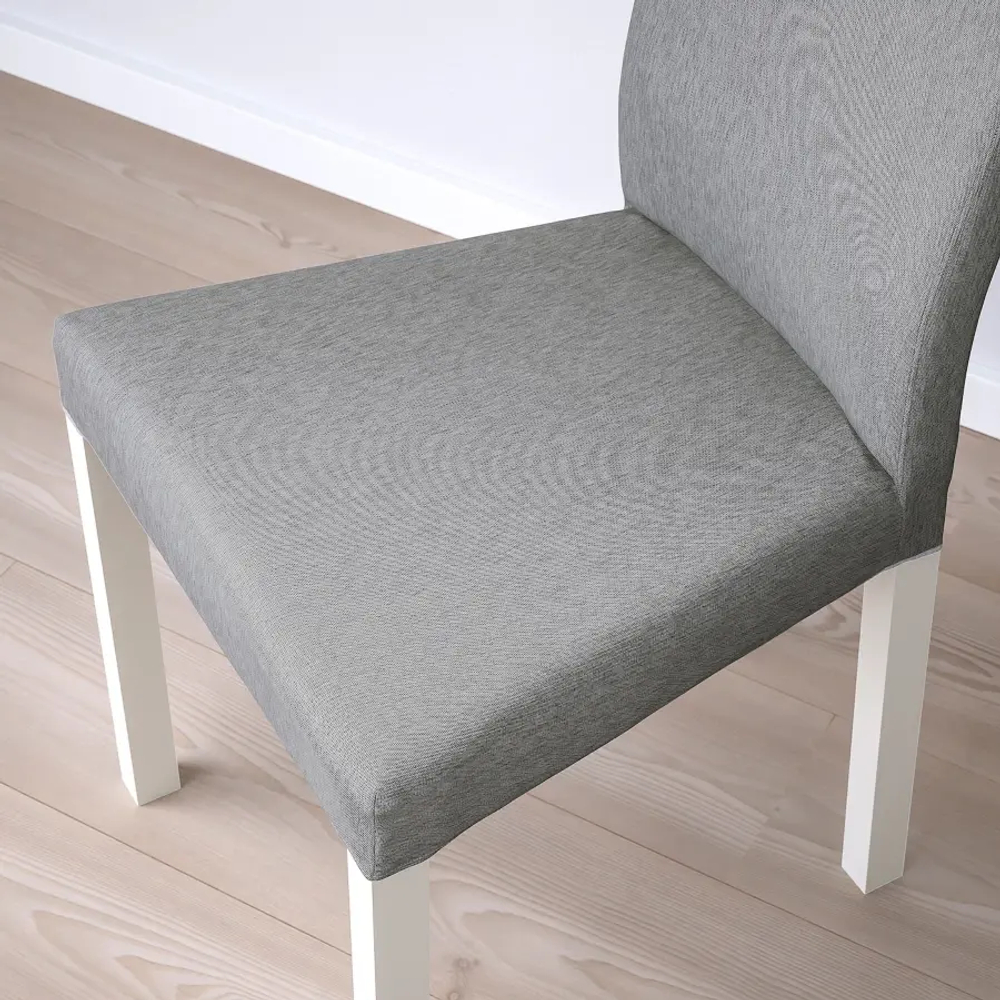 Стол и 2 стула - IKEA EKEDALEN/KÄTTIL/KATTIL/ЭКЕДАЛЕН/КЭТТИЛ ИКЕА, 120х80 см, белый/серый
